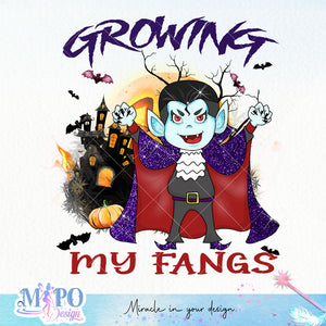 Growing my fangs sublimation