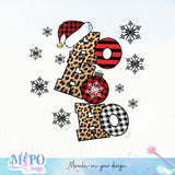 HO HO HO sublimation design, png for sublimation, Christmas PNG, Christmas vibes PNG