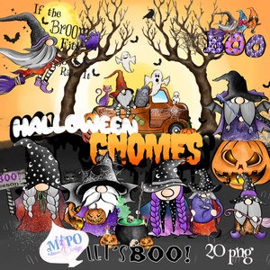 Halloween Gnomes png bundle,Spooky png bundle, png for sublimation, Halloween png Bundle