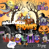 Halloween Gnomes png bundle,Spooky png bundle, png for sublimation, Halloween png Bundle