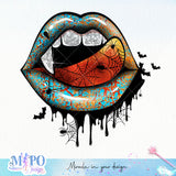 Halloween Lips sublimation design, png for sublimation, Halloween characters sublimation, Holiday vibes png