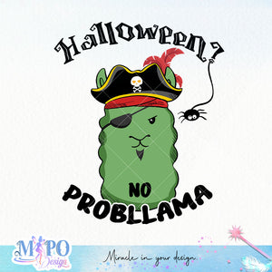 Halloween No probllama sublimation