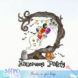 Halloween party sublimation design, png for sublimation, Retro Halloween design, Halloween styles
