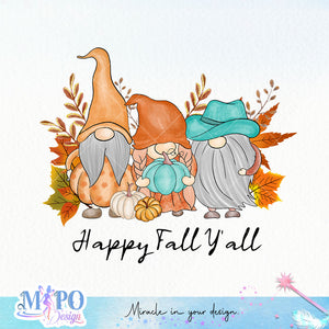 Happy Fall Y'all sublimation design, png for sublimation, Autumn PNG, Positive vibe PNG, Autumn vibe PNG