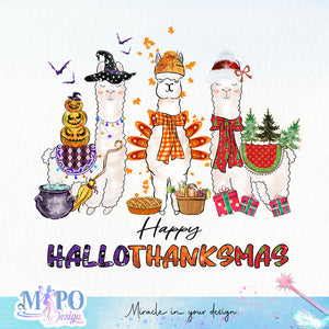 Happy Hallothanksmas sublimation design, png for sublimation, Hobbies design, Halloween coffee png, Christmas design, Thanksgiving sublimation