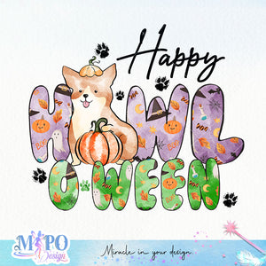 Happy Howl o-ween sublimation