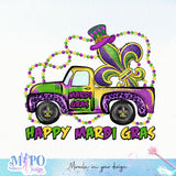 Happy Mardi Gras sublimation design, png for sublimation, MardiGras day png, Event vibes PNG