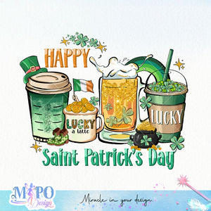 Happy Saint Patrick's Day sublimation design, png for sublimation, Patrick's day PNG, Holiday PNG
