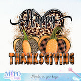 Happy Thanksgiving sublimation