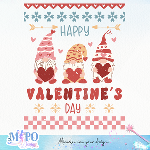 Happy Valentine's day SVG design, svg for sublimation, Valentine SVG, Retro Valentine ugly sweater SVG