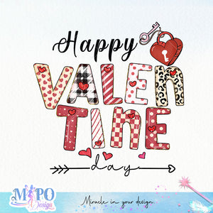 Happy Valentine's day sublimation design, png for sublimation, Valentine PNG, Valentine quote PNG