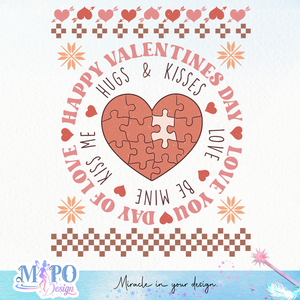 Happy Valentines Day SVG design, svg for sublimation, Valentine SVG, Retro Valentine ugly sweater SVG