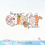 Happy easter yall sublimation design, png for sublimation, Holidays design, Easter Day sublimation