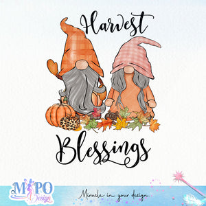 Harvest blessings sublimation design, png for sublimation, Autumn PNG, Positive vibe PNG, Autumn vibe PNG