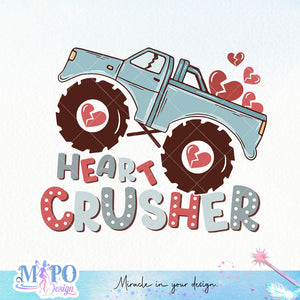 Heart Crusher sublimation design