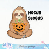 Hocus Slocus sublimation design, png for sublimation, retro halloween vibes png, halloween animals png
