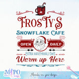 Hot cocoa board sign design, png for sublimation, Christmas PNG, Hot coca board sign PNG
