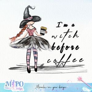 I'm a witch before coffee sublimation