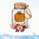 I love autumn Sublimation design, png for sublimation, Autumn PNG, Positive vibe PNG, Autumn vibe PNG