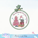 Im dreaming of a pink christmas sublimation design, png for sublimation, Christmas PNG, Retro pink christmas PNG