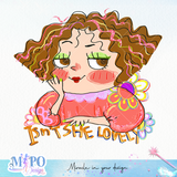 Isn't she lovely sublimation design, png for sublimation, Cartoon png, Funny png