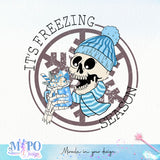 It's Freezing Season sublimation design, png for sublimation, Winter PNG, winter vibes PNG