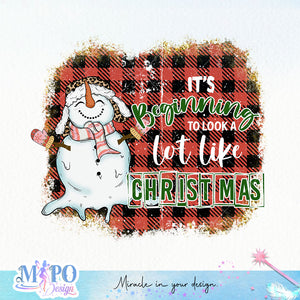 It's beginning to look a lot like christmas sublimation design, png for sublimation, Christmas PNG, Christmas vibes PNG