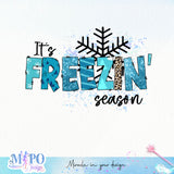 It's freezin' season sublimation design, png for sublimation, Christmas PNG, Christmas vibes PNG