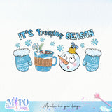 It's freezing season sublimation design, png for sublimation, Winter PNG, winter vibes PNG