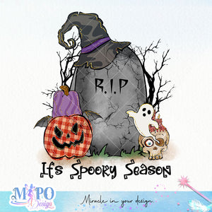 It's spooky season sublimation design, png for sublimation, Retro Halloween design, Halloween styles