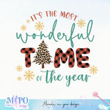 It's the most wonderful time of the year SVG PNG design, png for sublimation, Christmas PNG,  Christmas SVG