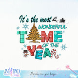 Its the most wonderful time of the year sublimation design, png for sublimation, Christmas PNG, Cozy Christmas PNG