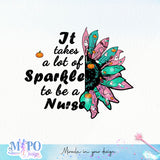 It takes a lot of sparkle to be a Nurse sublimation