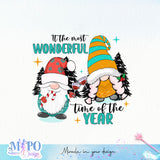 It the most wonderful time of the year sublimation design, png for sublimation, Christmas PNG, Cozy Christmas PNG