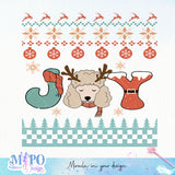 JOY design, png for sublimation, Christmas PNG,  Christmas SVG