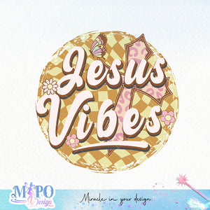 Jesus Vibes sublimation design, png for sublimation, Jesus sublimation, Christian png