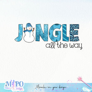 Jingle all the way sublimation design, png for sublimation, Christmas PNG, Christmas vibes PNG