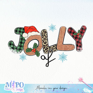 Jolly AF sublimation design, png for sublimation, Christmas Quotes PNG, Christmas vibes PNG