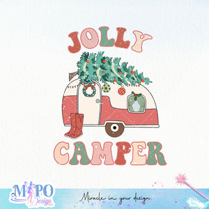 Jolly camper sublimation design, png for sublimation,  Camping christmas png,Christmas design