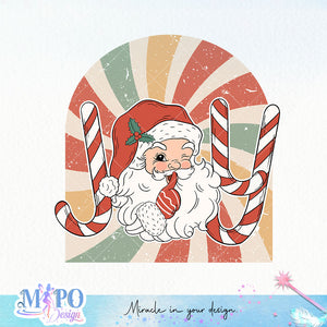 Joy sublimation design, png for sublimation, Christmas PNG, Retro Christmas PNG