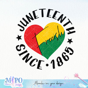 Juneteenth freeish since 1865 Sublimation 