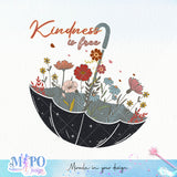 Kindness is free sublimation design, png for sublimation, retro sublimation, inspiring png