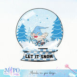 Let It snow sublimation design, png for sublimation, Winter PNG, winter vibes PNG