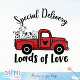 Loads of love special delivery SVG design, png for sublimation, Mother SVG, Mother's quotes SVG