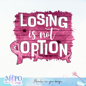 Losing is not option sublimation
