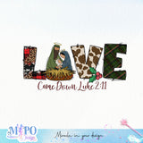 Love_came_down_luke_211_sublimation design, png for sublimation, Jesus sublimation,christmas jesus png