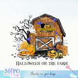 Halloween on The Farm png bundle,Spooky png bundle, png for sublimation, Halloween png Bundle