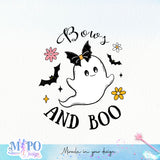 Boo halloween Retro png bundle, png for sublimation, Halloween png Bundle, Cute Boo Bundle, Retro Bundle