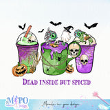 Halloween Coffee png bundle,Spooky png bundle, png for sublimation, Halloween png Bundle