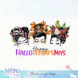 Happy-Hallothankmas png bundle, png for sublimation, Hallothankmas png